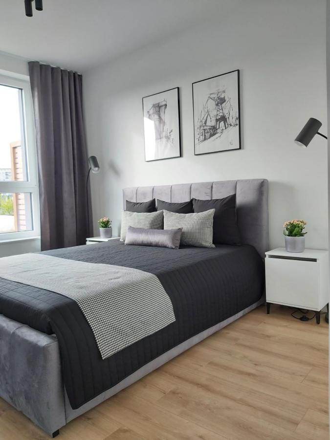 Apartament 150 Zaspa Vvita Z Prywatnym Ogrodem I Tarasem Danzig Exterior foto