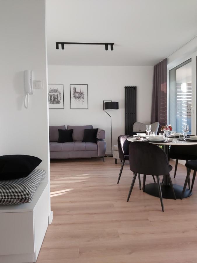 Apartament 150 Zaspa Vvita Z Prywatnym Ogrodem I Tarasem Danzig Exterior foto