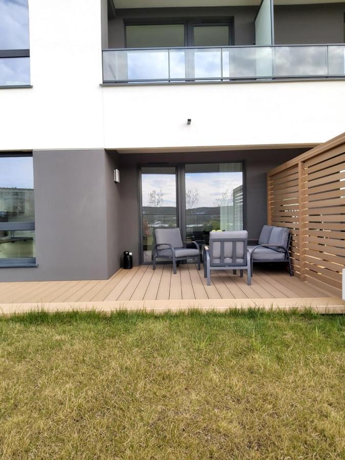 Apartament 150 Zaspa Vvita Z Prywatnym Ogrodem I Tarasem Danzig Exterior foto