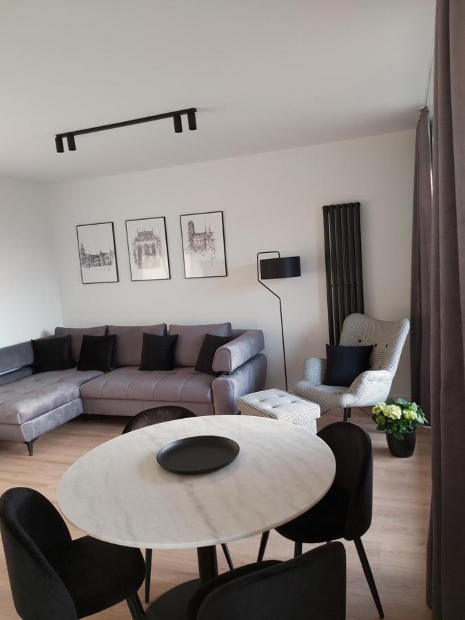 Apartament 150 Zaspa Vvita Z Prywatnym Ogrodem I Tarasem Danzig Exterior foto